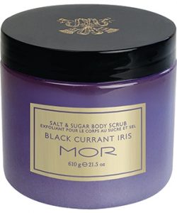 MOR Essentials Black Currant Iris Salt and Sugar Body Scrub